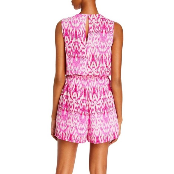 AQUA TIE FRONT SURPLICE ROMPER S NWT - Picture 2 of 16